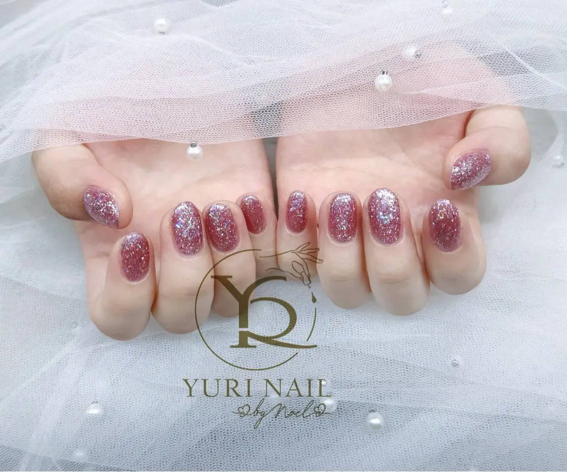 ネイル チークネイル フットネイル フレンチネイル グラデーション キラキラネイル ハンドネイル フットネイル YURI Nail Funabashiのネイルデザイン