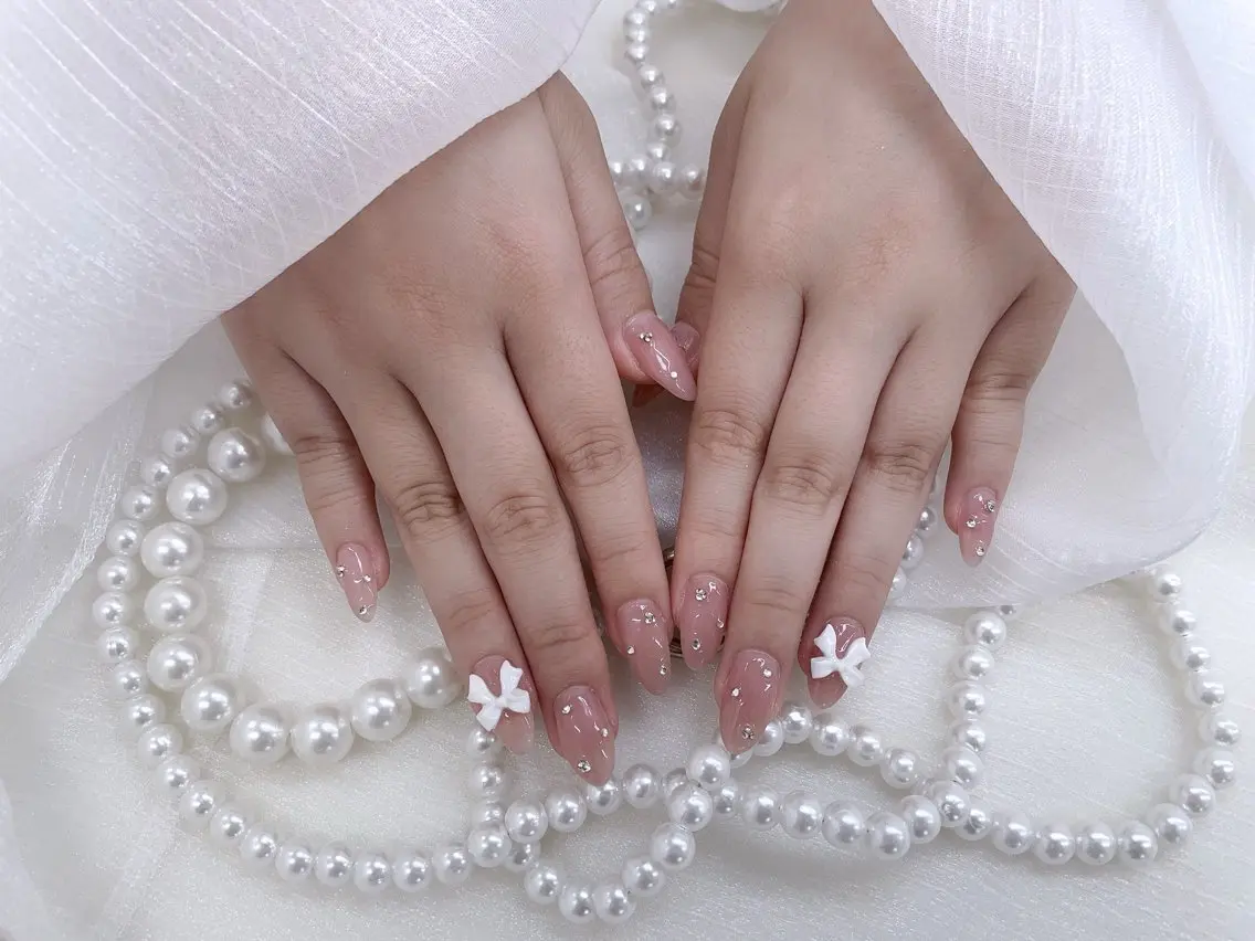 ネイル ワンカラーネイル ハンドネイル 🩵Minmin nail salonのネイルデザイン