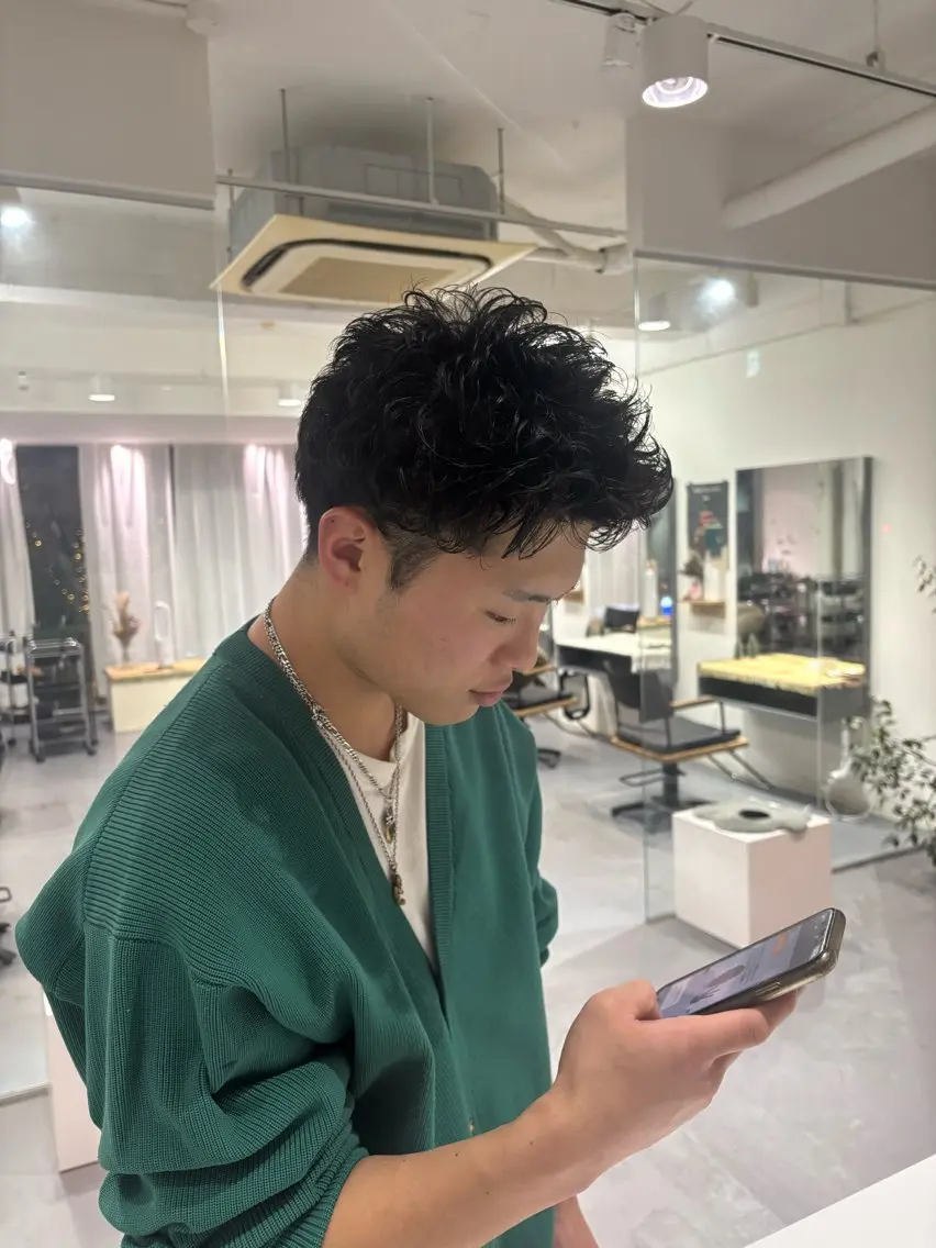 パーマ 松崎 真衣のヘアスタイル
