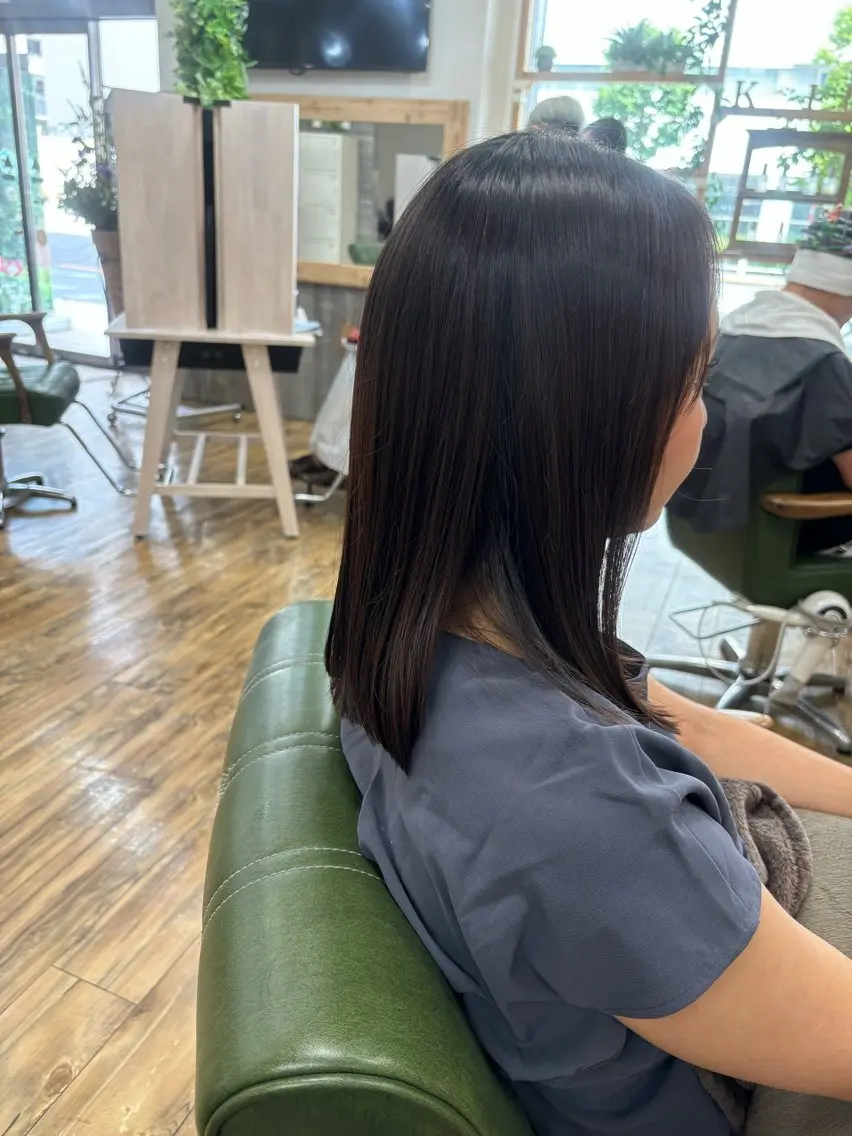 ミディアム カラー 🫧K+plus🫧 菅原しほ🫧のヘアスタイル