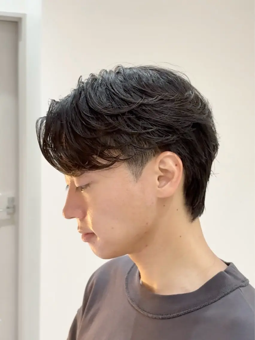 メンズ カット パーマ トリートメント 🩵モテメンズカット MIYABI🩵のヘアスタイル