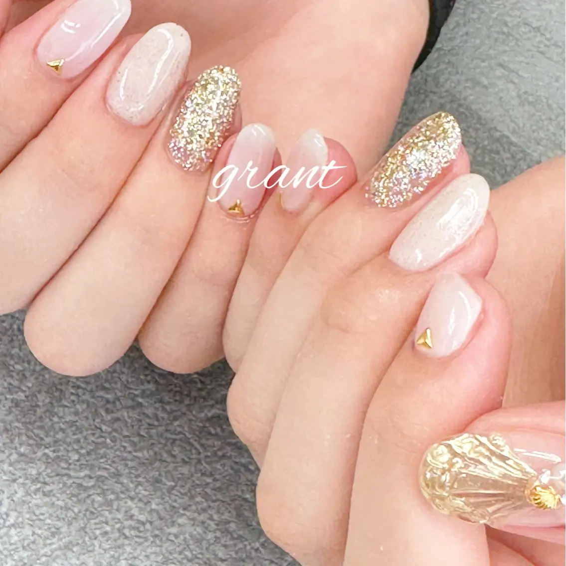 ネイル 夏ネイル ハンドネイル nailsalon grantのネイルデザイン