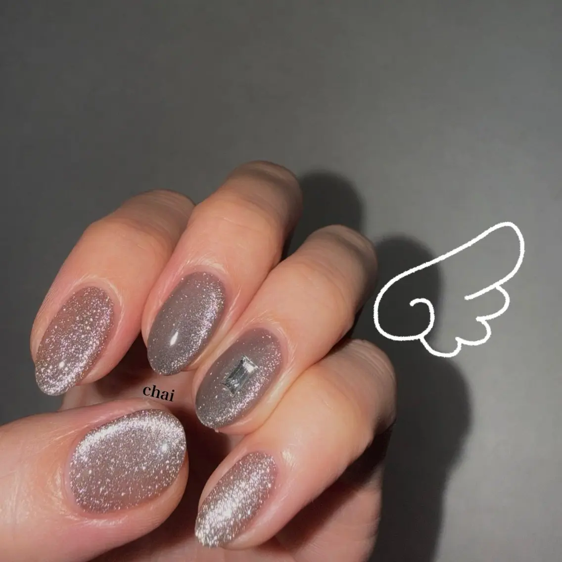 ネイル フラッシュネイル マグネットネイル ハンドネイル chai nail + eye📍鶴橋のネイルデザイン