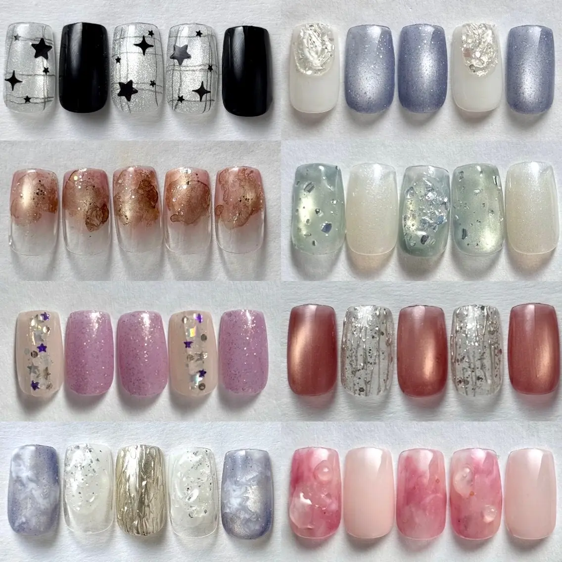 ネイル ジェルネイル マグネットネイル ニュアンスネイル ワンカラーネイル ハンドネイル muum_nail 新宿2分 三丁目1分のネイルデザイン