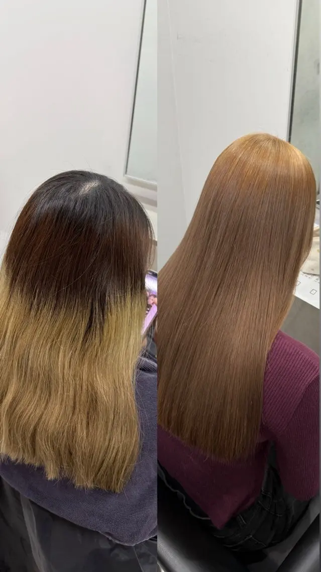ロング カラー ブロンド ピンクカラー ヘアカラー 【🥀履歴修正🥀】 ハイトーン職人/拓真のヘアスタイル