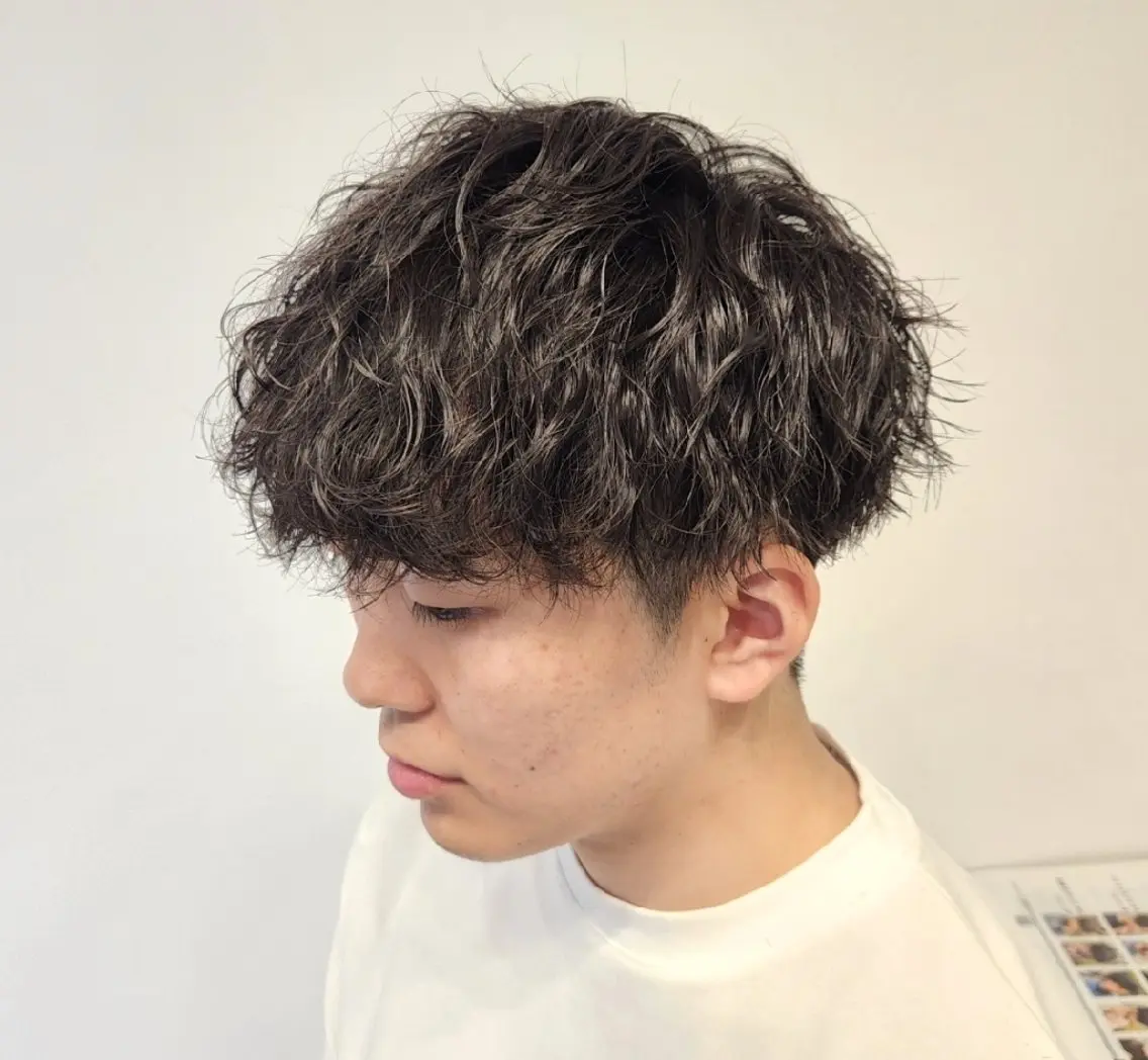 ショート パーマ メンズ 【イケメン風パーマ】 SHOFYのヘアスタイル