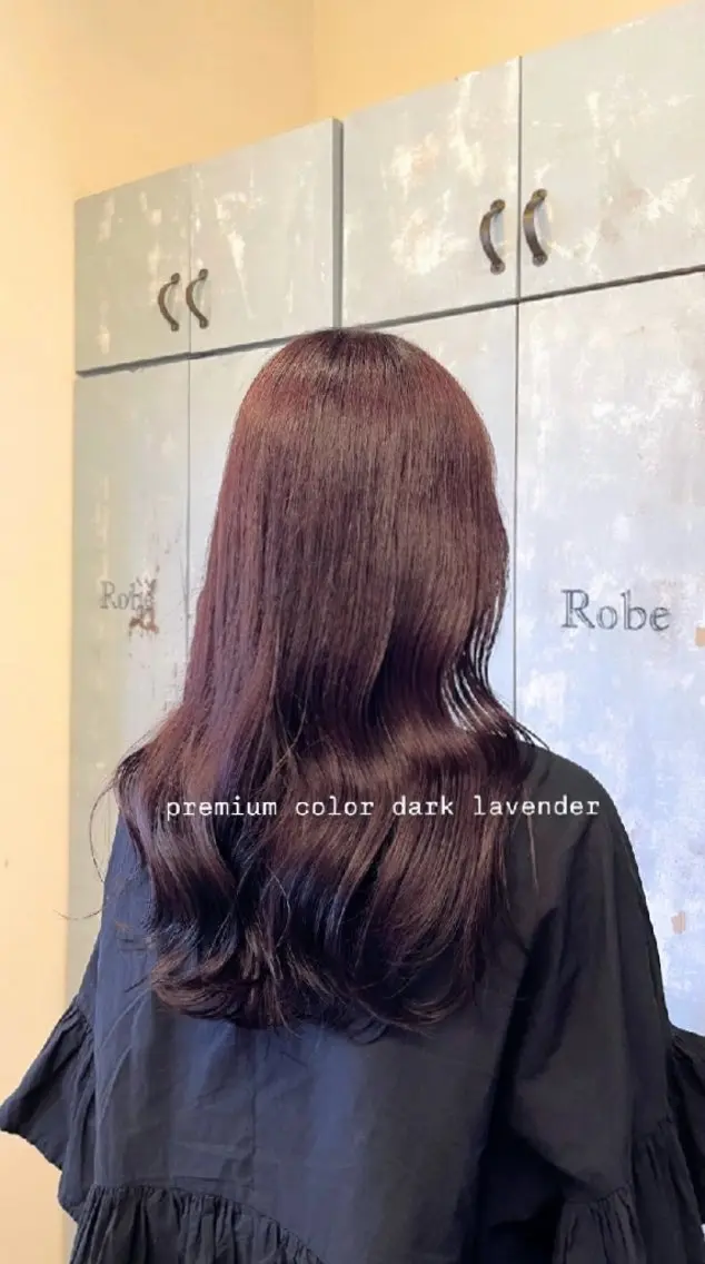 カラー ディープラベンダー ラベンダーカラー ヘアカラー ルプラボウ　小野寺 菜穂/豊橋/パーマのヘアスタイル