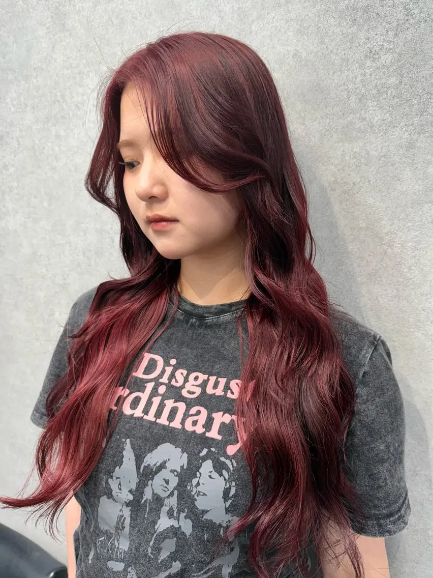 ロング カラー ブリーチ ダブルカラー ブリーチなしカラー Daisy🎀【福岡 美容室】chiakiのヘアスタイル