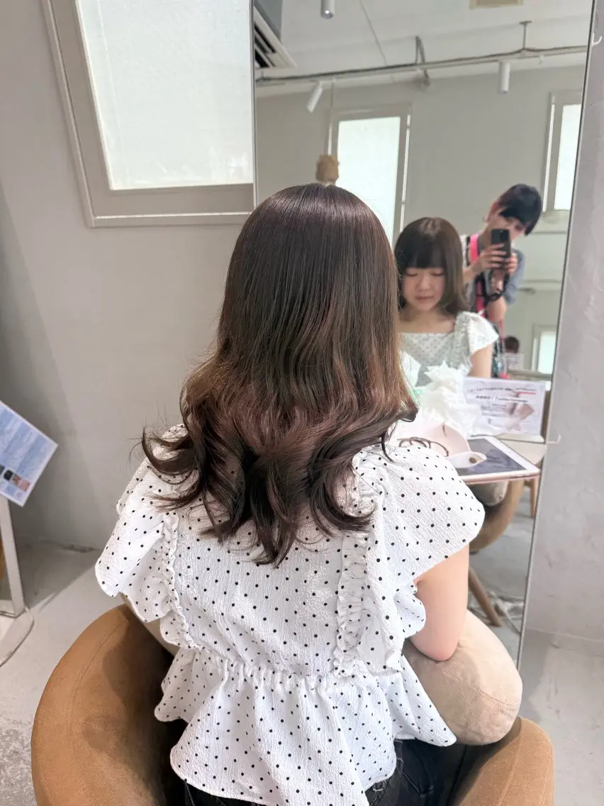 セミロング カラー カット ヘアカラー 暖色/透明感カラー 🌷荘司まゆり🌷のヘアスタイル