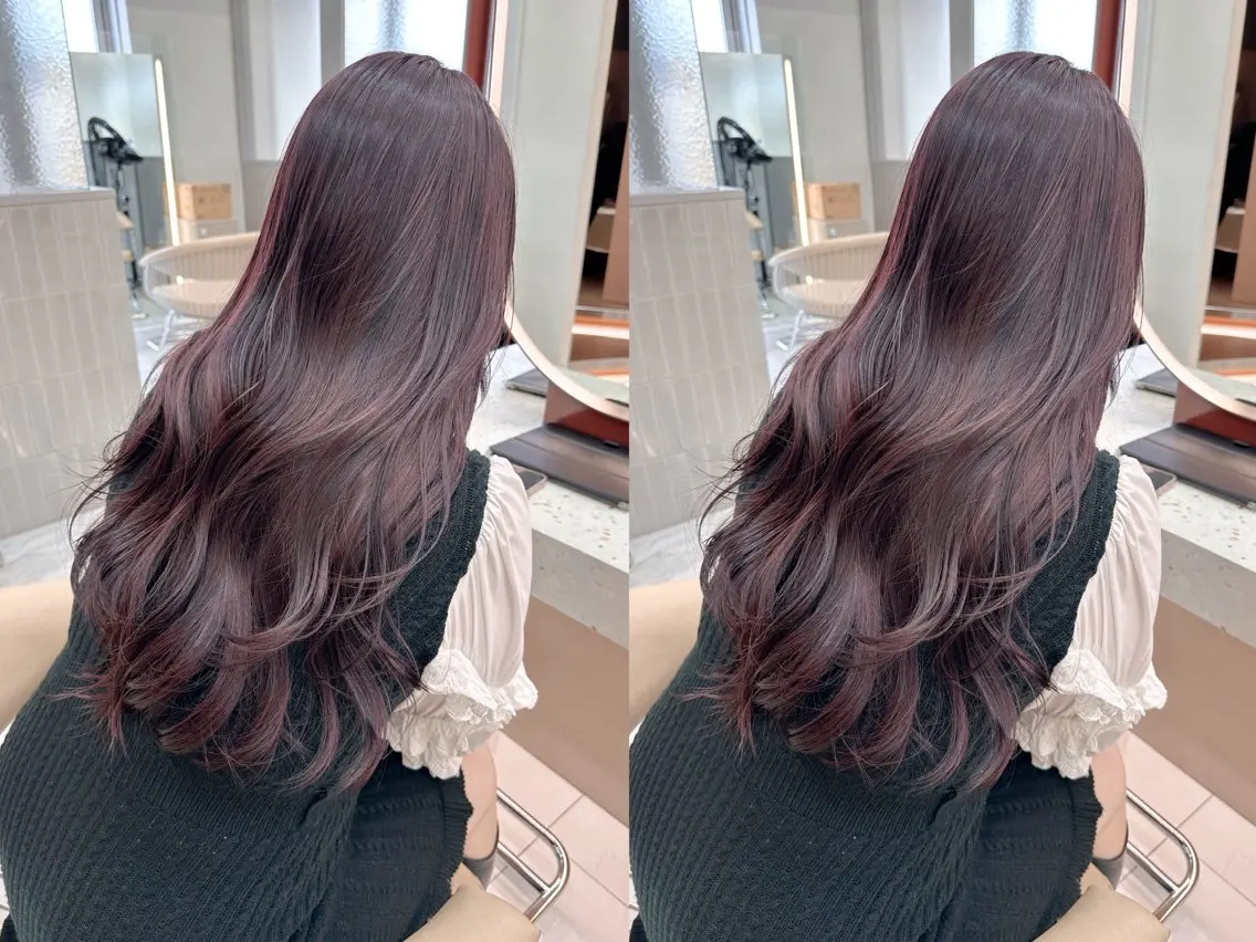 ロング カットモデル募集 長谷川のヘアスタイル