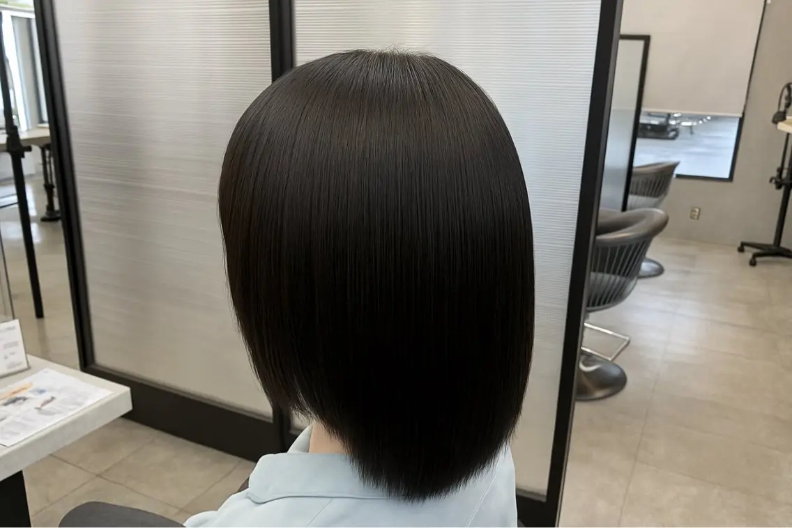 パーマ 縮毛矯正 縮毛矯正/ 豊島怜のヘアスタイル