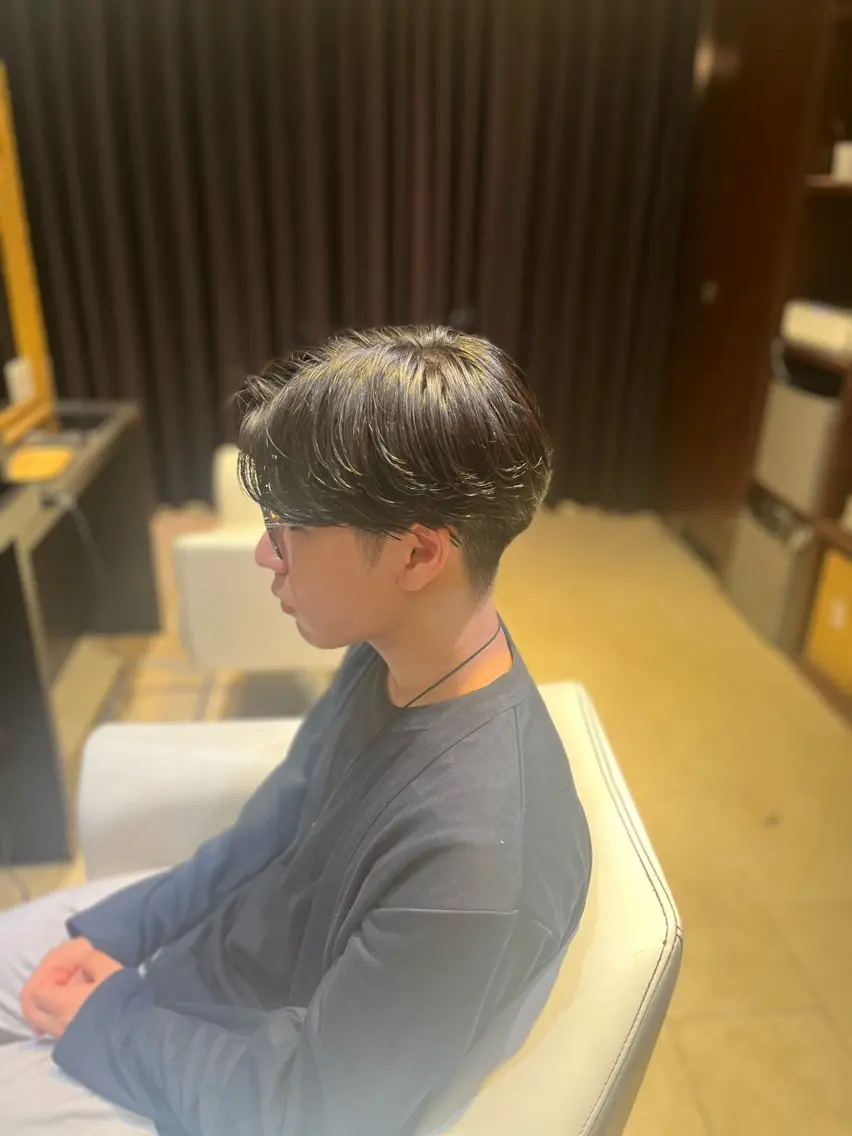 ショート パーマ メンズ マッシュ メンズパーマ 韓国メンズヘア特化 ‪☆KOKIのヘアスタイル