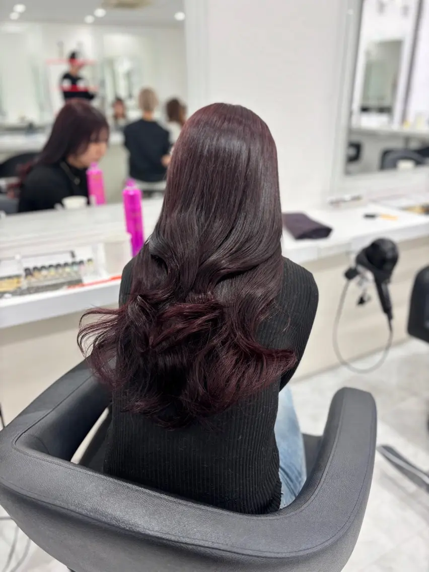 カラー ヘアカラー トリートメント 🎀ツヤ髪✖︎ 暖色🎀RYUKAのヘアスタイル