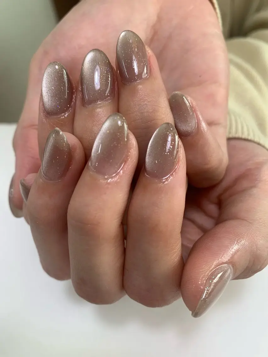 ネイル フラッシュネイル フラッシュマグ 氷ネイル・うるうるネイル マグネットネイル is..nail 🌷sonokoのネイルデザイン