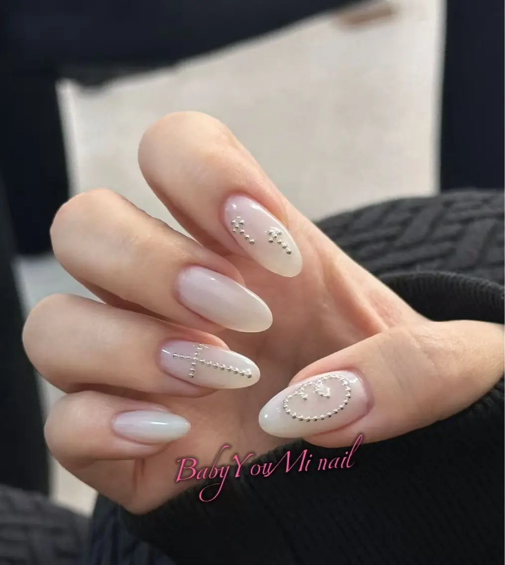 ネイル オーロラネイル 成人式 フットネイル フレンチネイル ジェルネイル ハンドネイル BabyYouMi nailのネイルデザイン