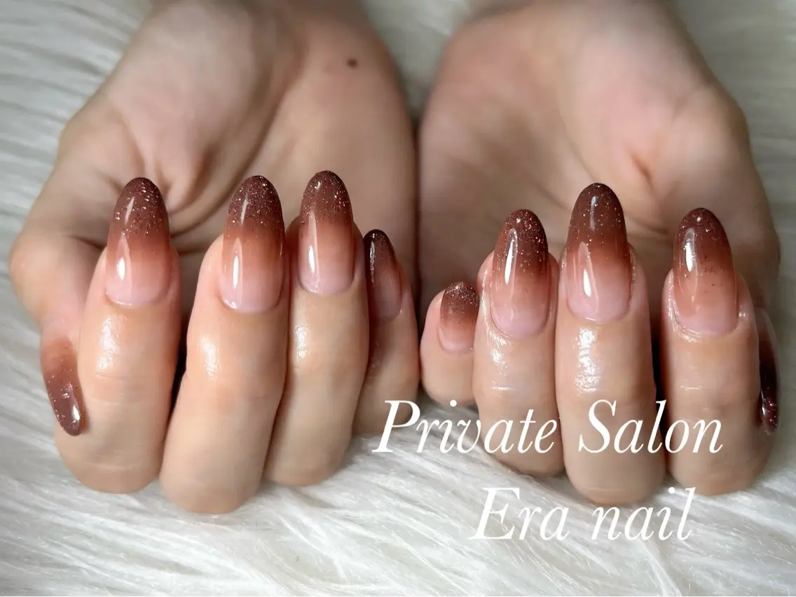 ネイル フラッシュネイル グラデーション Era nailのネイルデザイン