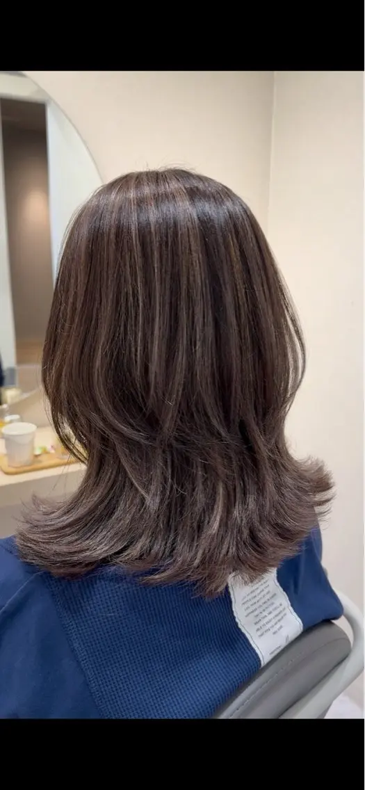 ミディアム カット ヘアカラー トリートメント 丹野 圭太のヘアスタイル