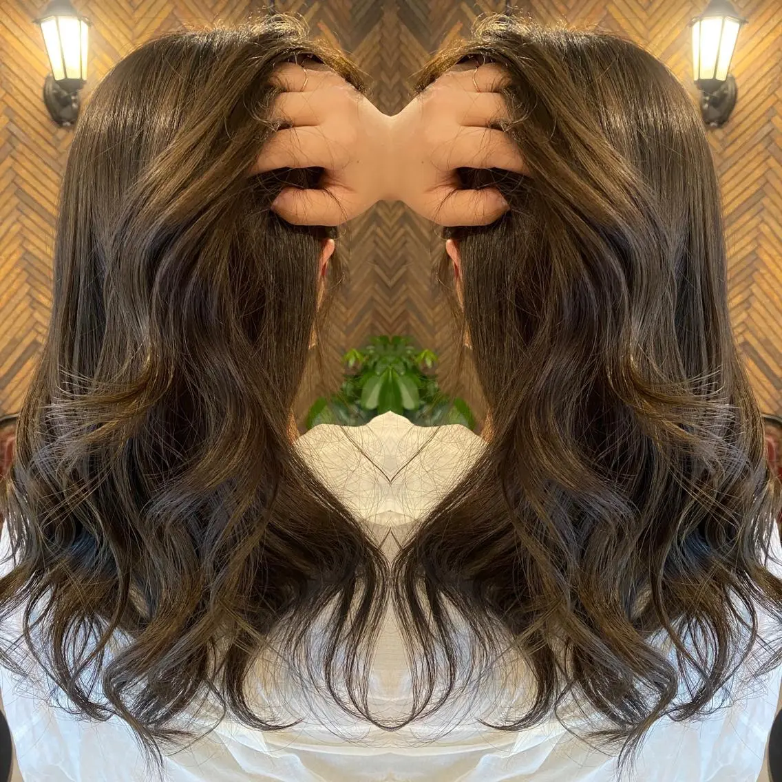 ロング カラー tocca 💜石田愛結💜のヘアスタイル