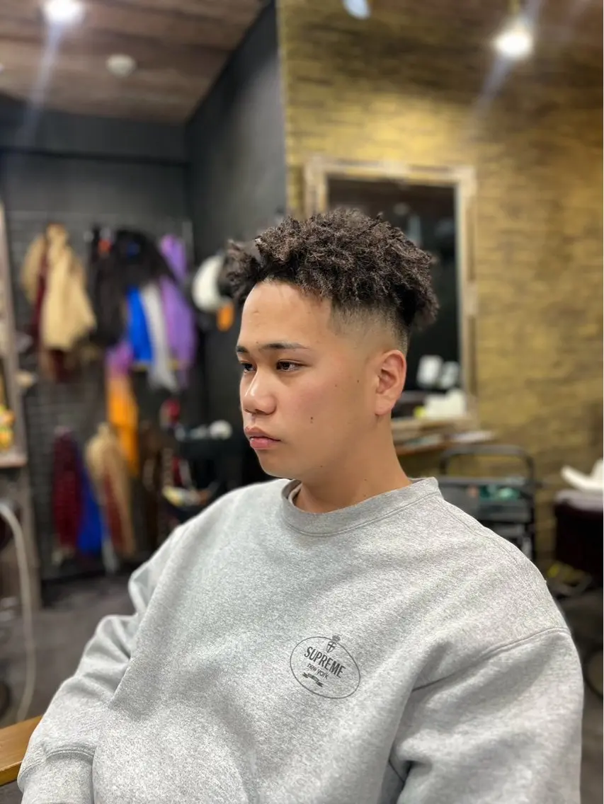 パーマ パーマ 比嘉 志温のヘアスタイル