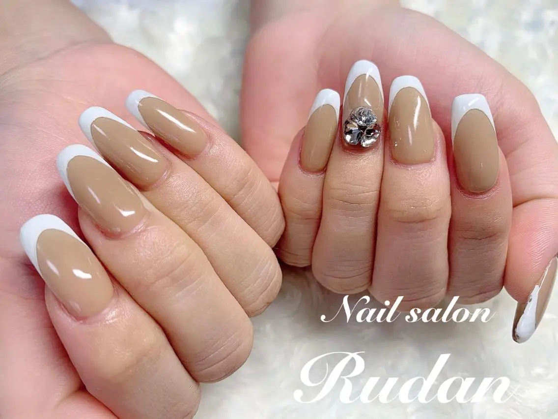 ネイル フレンチネイル Nailsalon Rudanのネイルデザイン