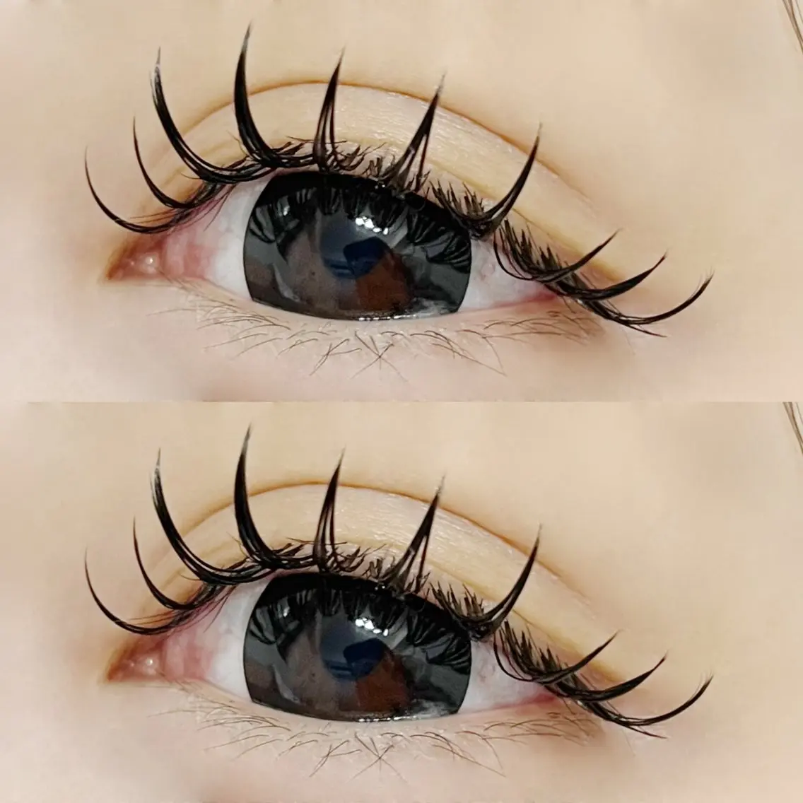 マツエク・マツパ フラットラッシュ eyelash amoのマツエク・マツパデザイン