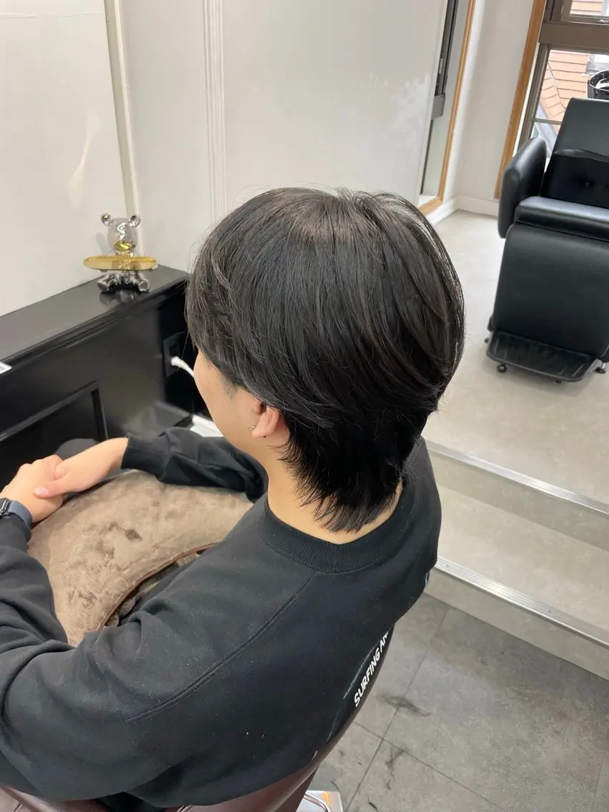 ショート メンズ カット 野町好花 レイヤー/髪質改善のヘアスタイル