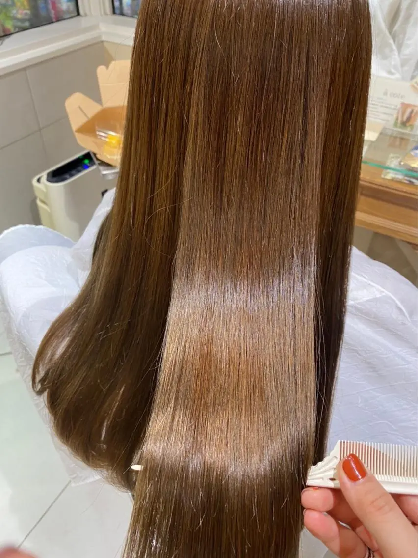 ⭐️ご新規様限定⭐️カット+髪質改善メテオカラーの写真