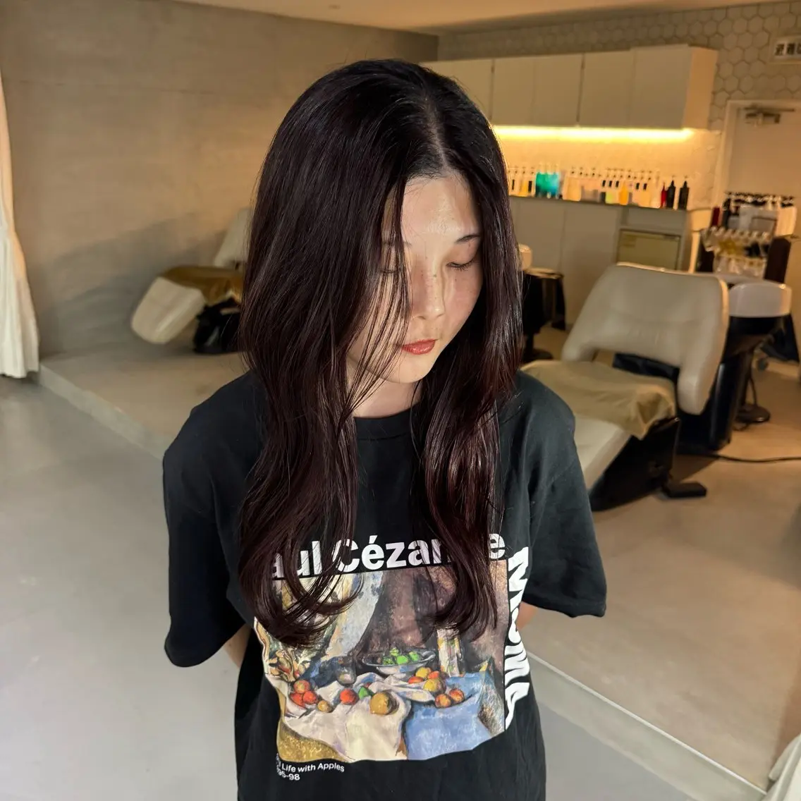 ロング カラー rimi ／透明感カラーのヘアスタイル