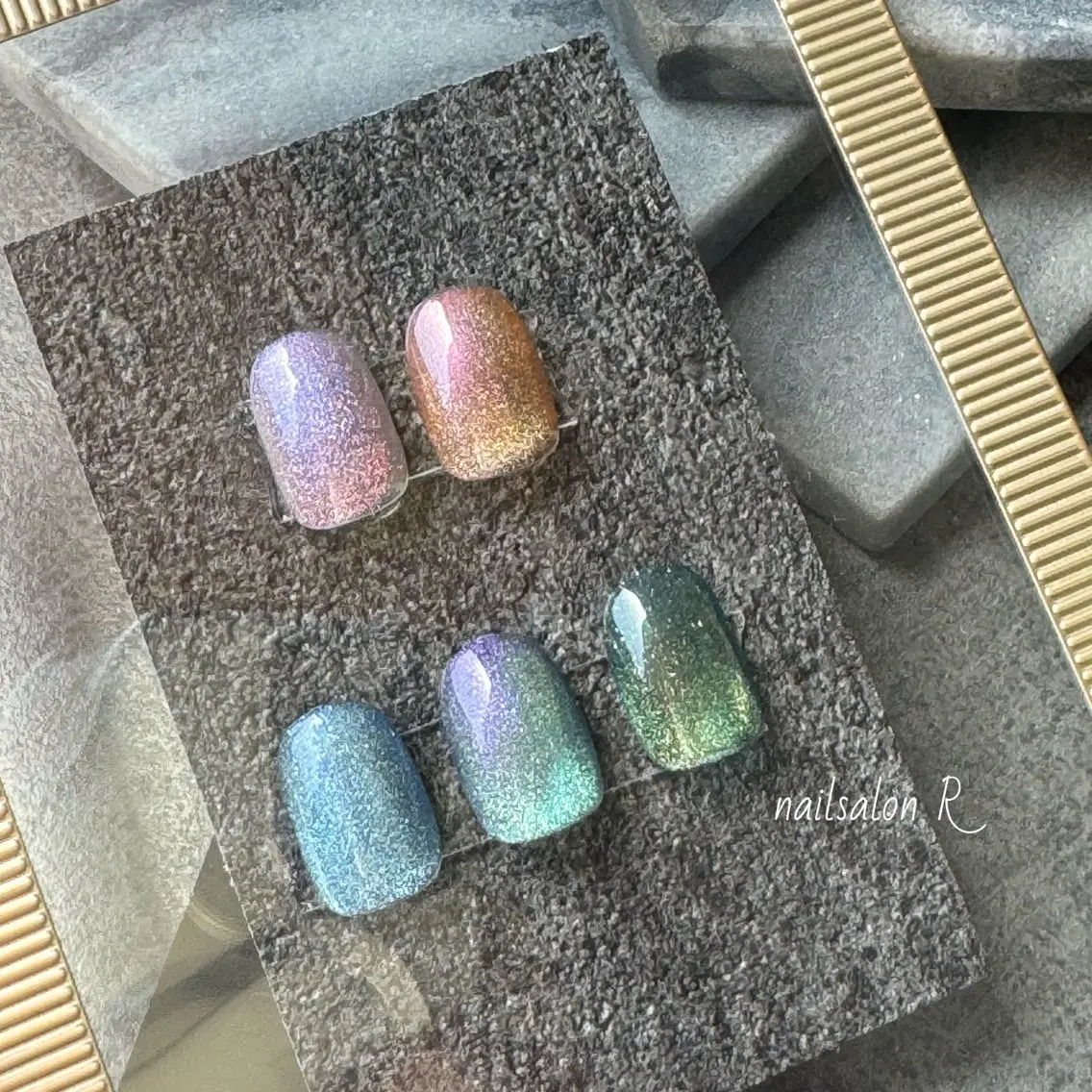 ネイル マグネットネイル nailsalon Rのネイルデザイン