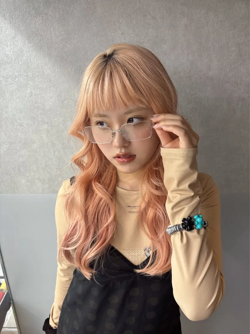 ロング ハッシュカット ハイレイヤー 韓国風ヘア レイヤーカット カット Yuta✂︎ 韓国レイヤー🪽のヘアスタイル