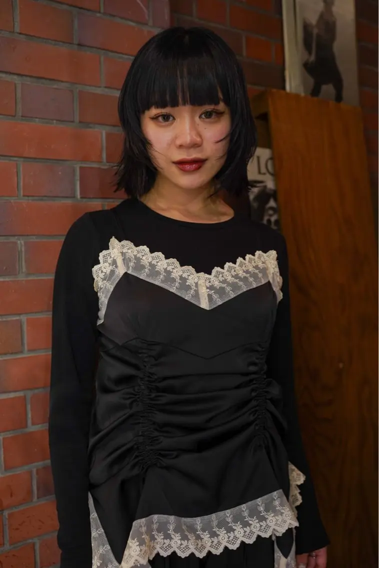 ショート ボブ くせ毛 村瀬 晴飛のヘアスタイル