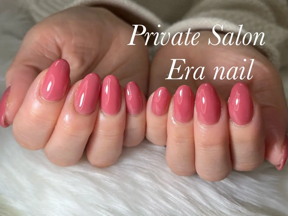 ネイル ワンカラーネイル 春ネイル Era nailのネイルデザイン