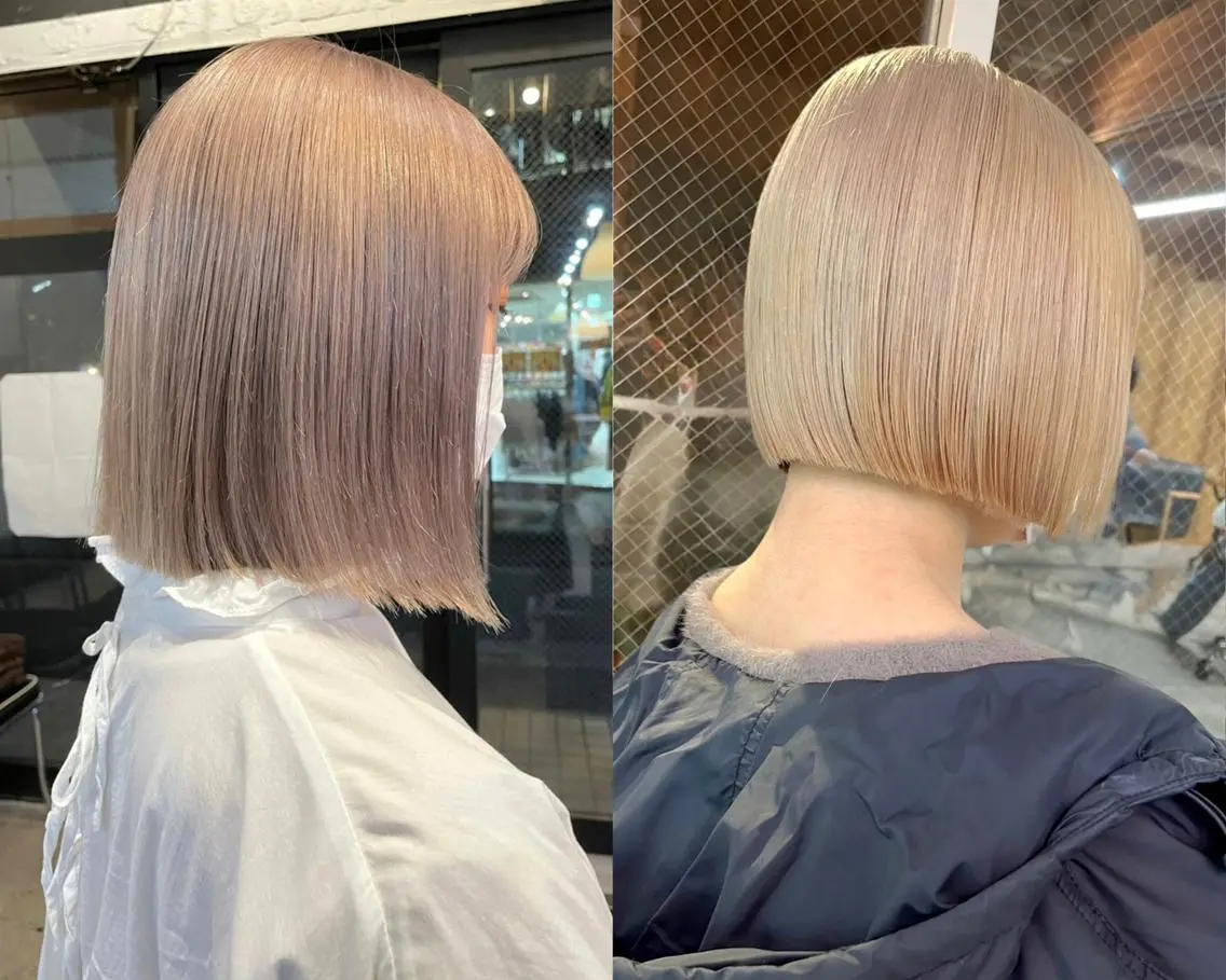 ショート 💕モテベージュ 🧡NANAKO🧡のヘアスタイル