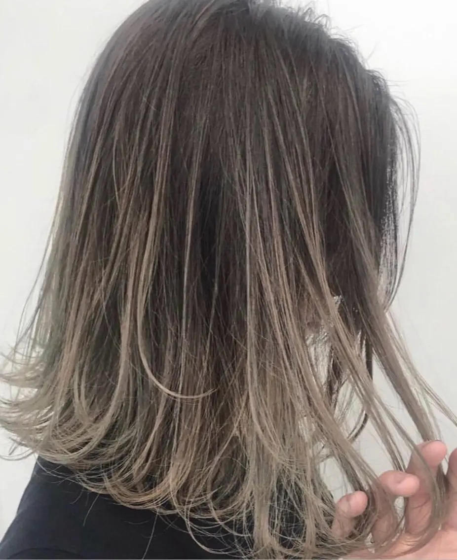 ミディアム カラー ヘアアレンジ ヘアカラー ❤️可愛いハイトーン を造る❤️AKIRAのヘアスタイル