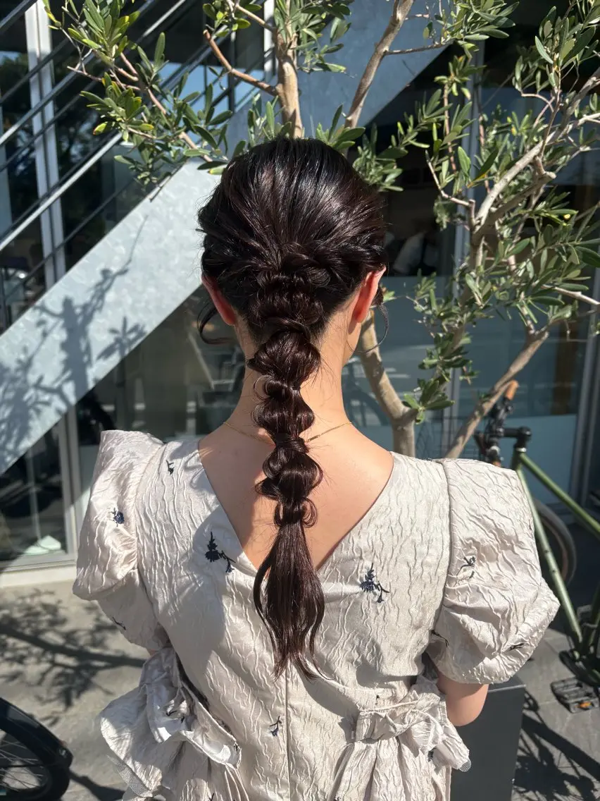 ヘアアレンジ ヘアセット 倉田 有望のヘアスタイル