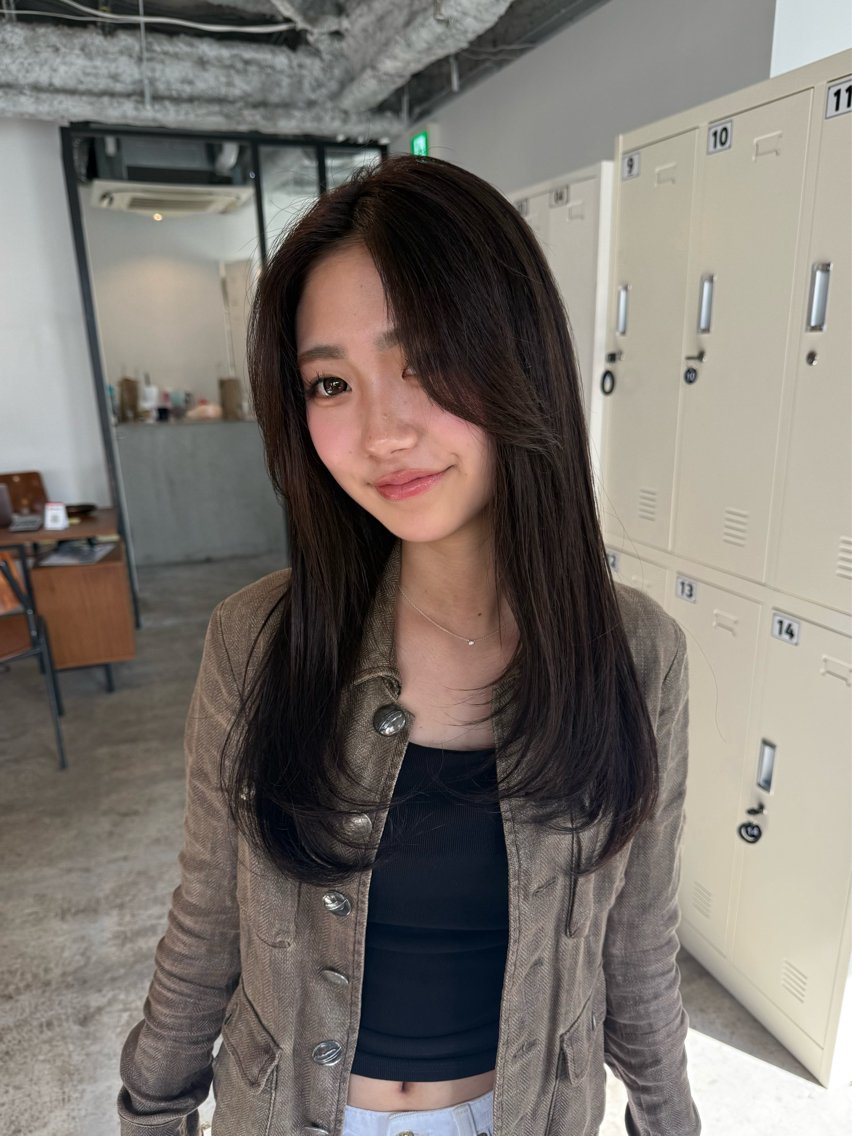 ロング カラー ヘアアレンジ ヘアカラー トリートメント Miyu .のヘアスタイル