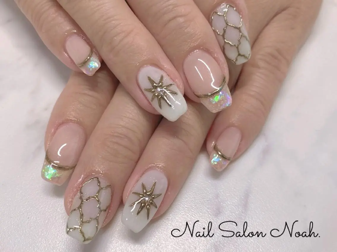 ネイル 持ち込み ハンドネイル Nail Salon Noah.のネイルデザイン