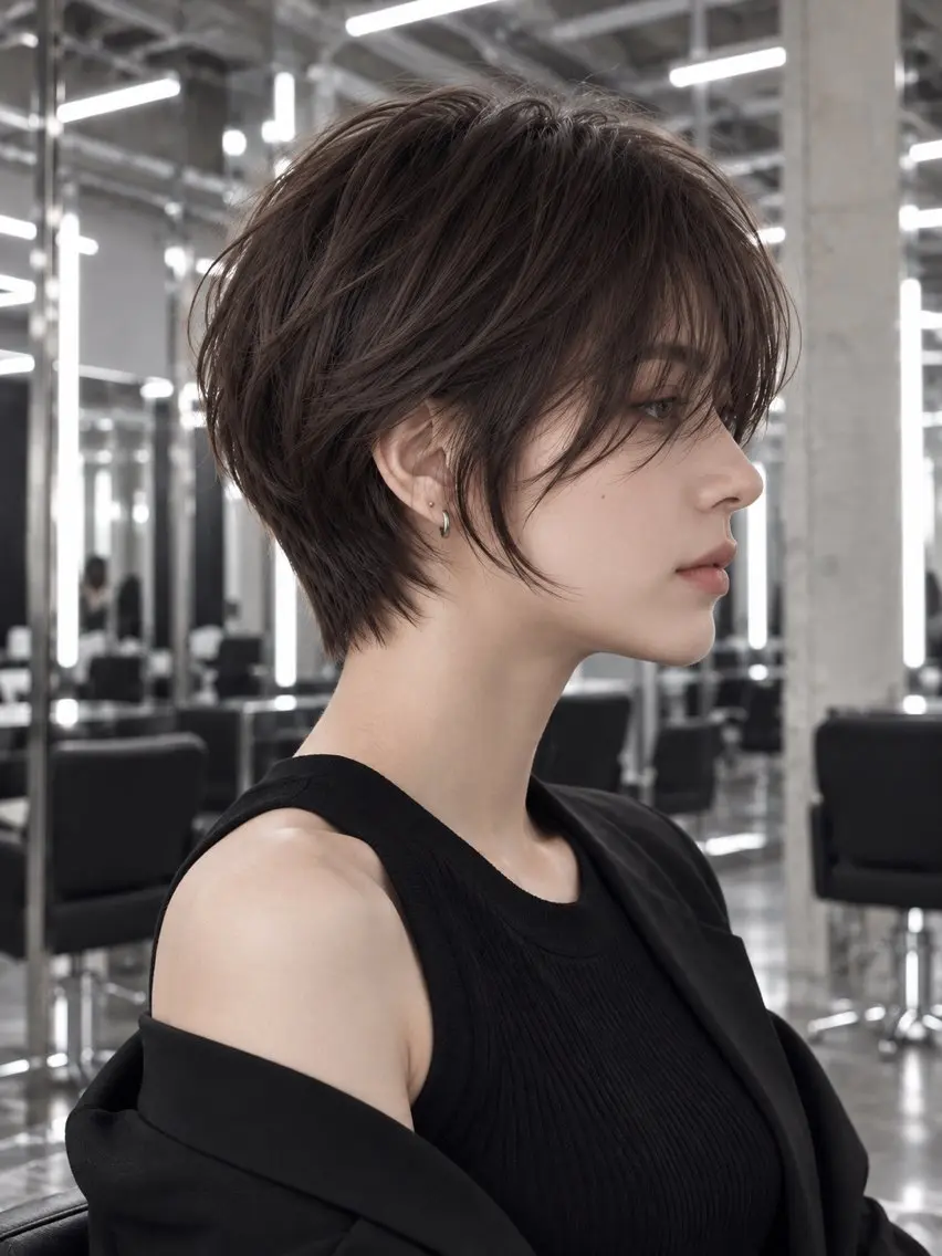ショート カット ヘアカラー トリートメント RYOTA /GARTE髪質改善のヘアスタイル