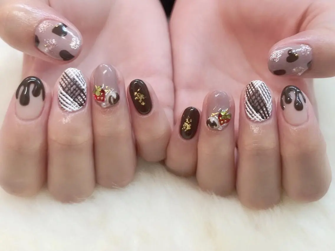 ネイル ハンドネイル nailart ecritのネイルデザイン