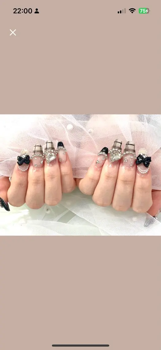 ネイル アートネイル ジェルネイル 韓国ネイル マグネットネイル 持ち込み Nail Neige🐈🌙のネイルデザイン