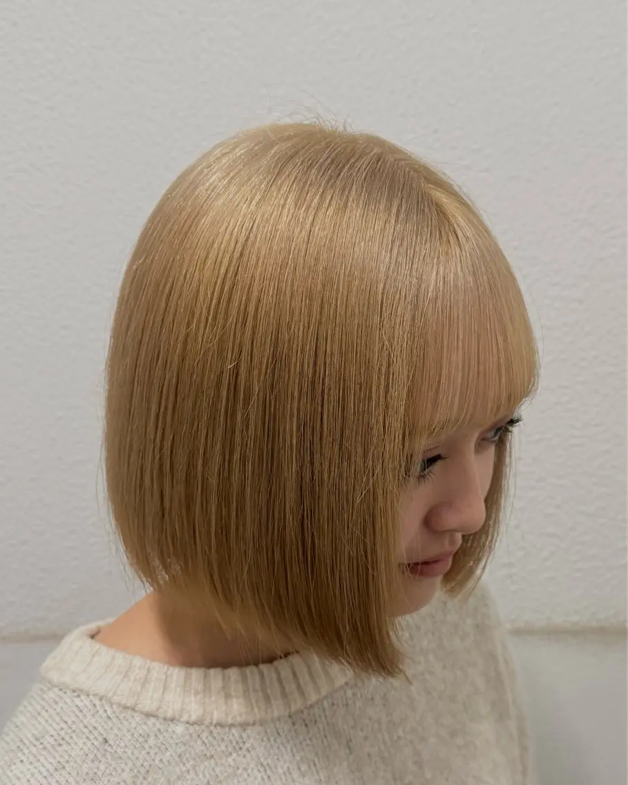 ミディアム カラー ‪🤎ミルクティー‪ レイヤー/まひら🧸のヘアスタイル