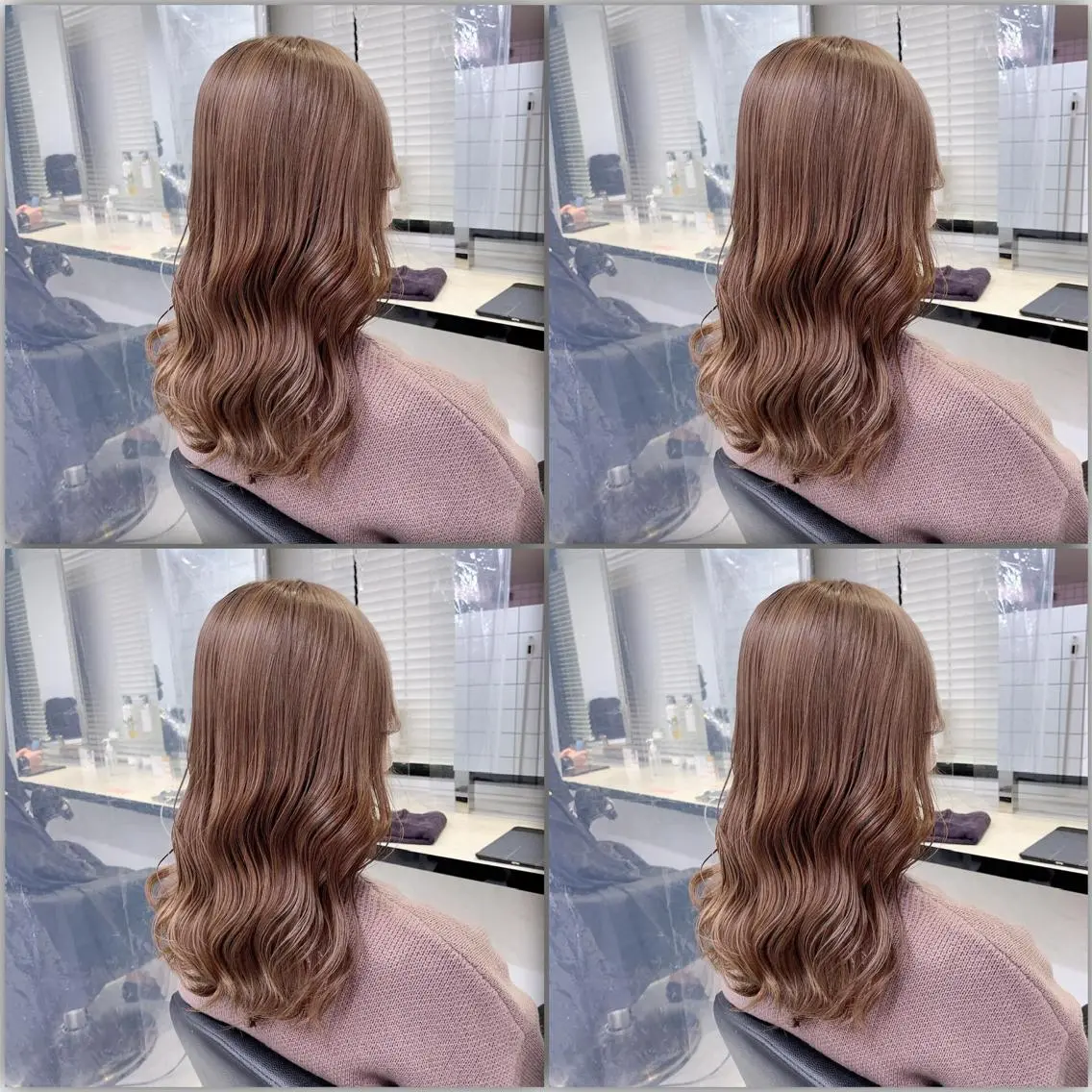 セミロング カラー レイヤーダブルカラー KYONのヘアスタイル