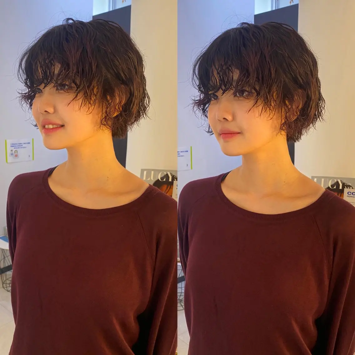 ショート カラー パーマ カット パーマ mai / linoah˚✧のヘアスタイル