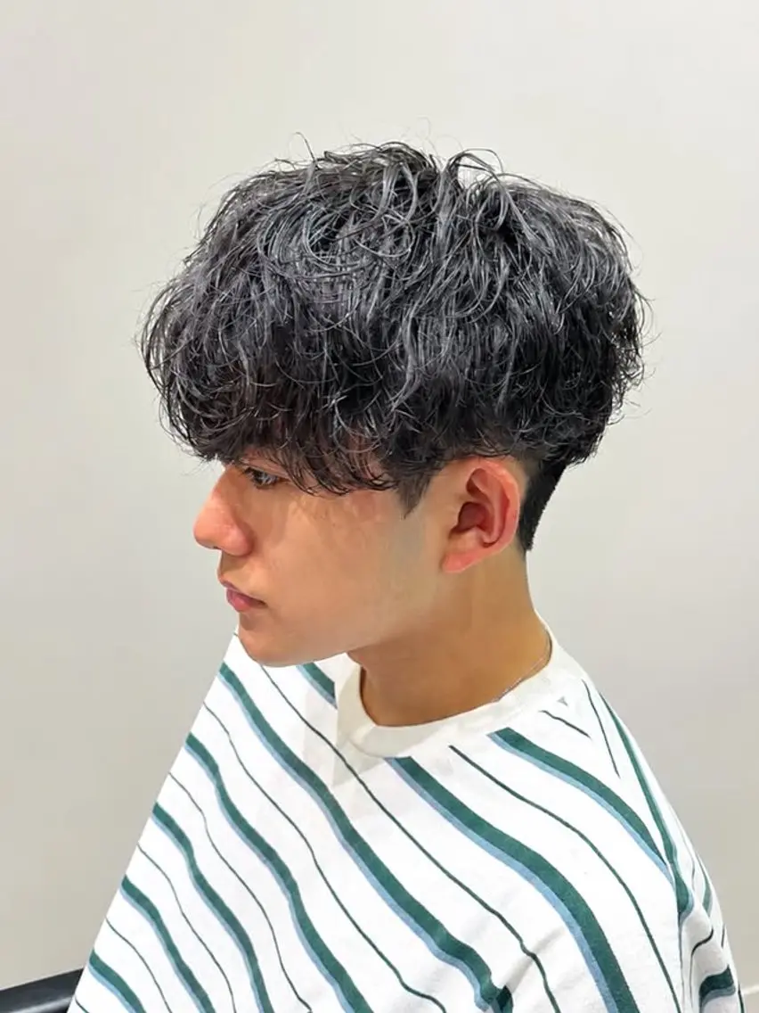 パーマ メンズ メンズパーマ 🟦横浜駅メンズパー マ｜小上馬淳司🟦のヘアスタイル
