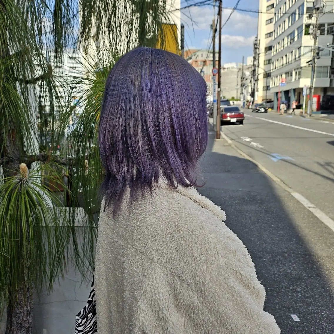 ミディアム ヘアカラー トリートメント あべかりん/原宿 /マツパ/ハイトーンのヘアスタイル