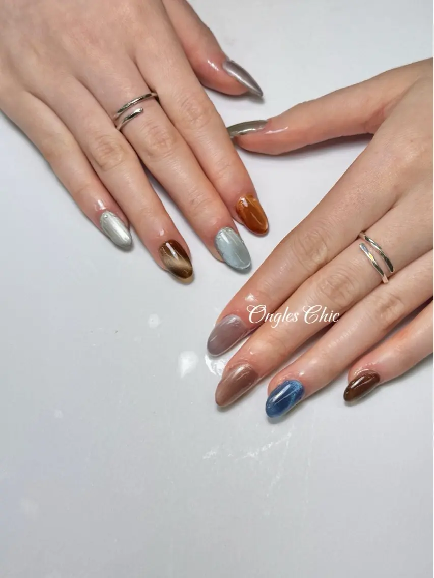 ネイル ハンドネイル ongles chicのネイルデザイン
