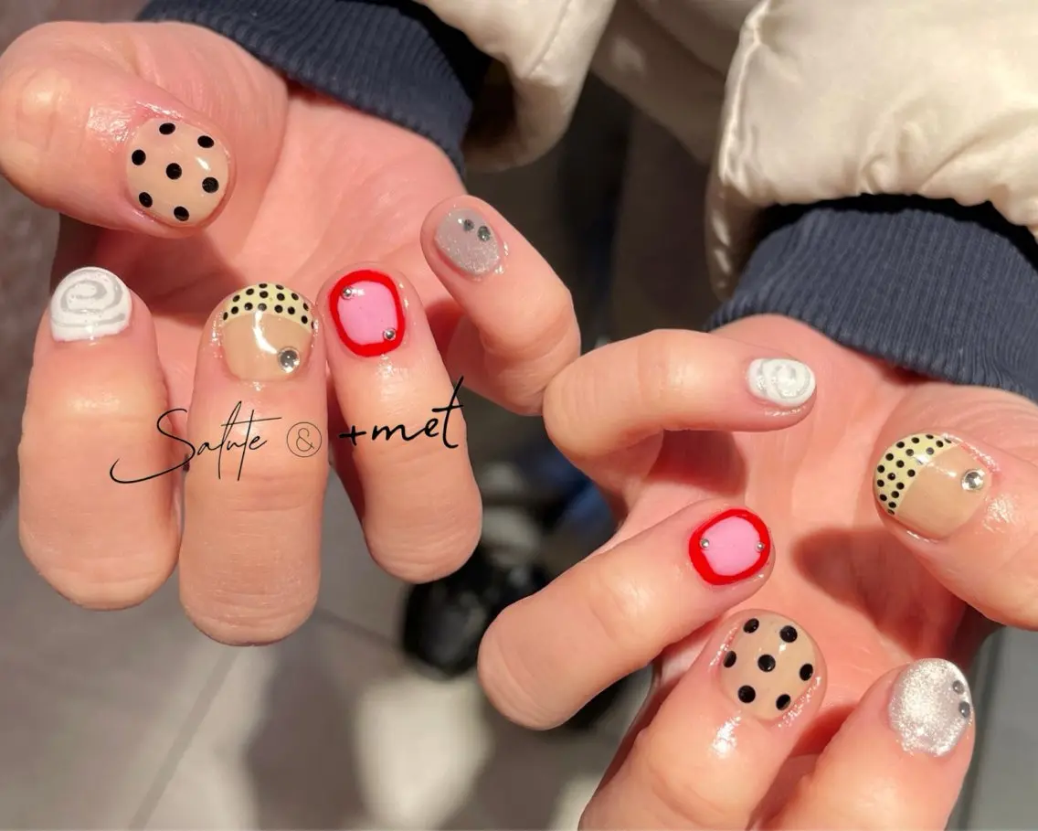ネイル ハンドネイル 堀内 美里のネイルデザイン