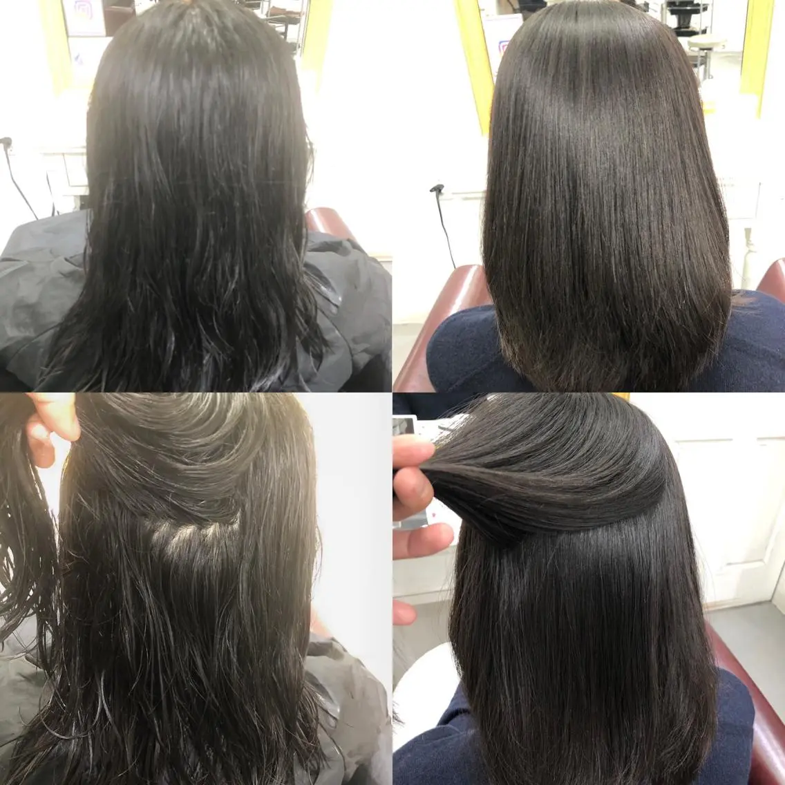 セミロング くせ毛 Soleria 田中慎一のヘアスタイル