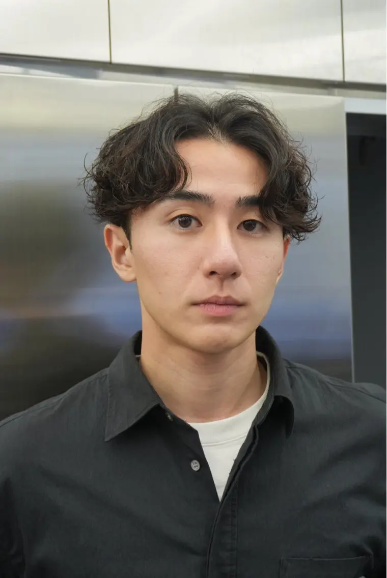 パーマ メンズ カット パーマ 原宿パーマ・カラー 小原隼人のヘアスタイル