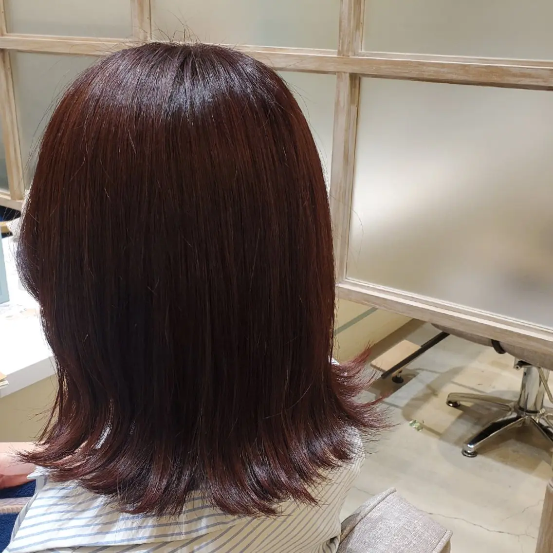 カラー ブラウンカラー ピンクカラー カット ヘアカラー トリートメント 小峯 瑞貴のヘアスタイル